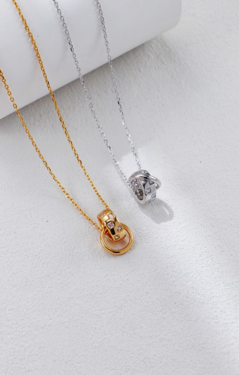 Modern elegant necklace S925