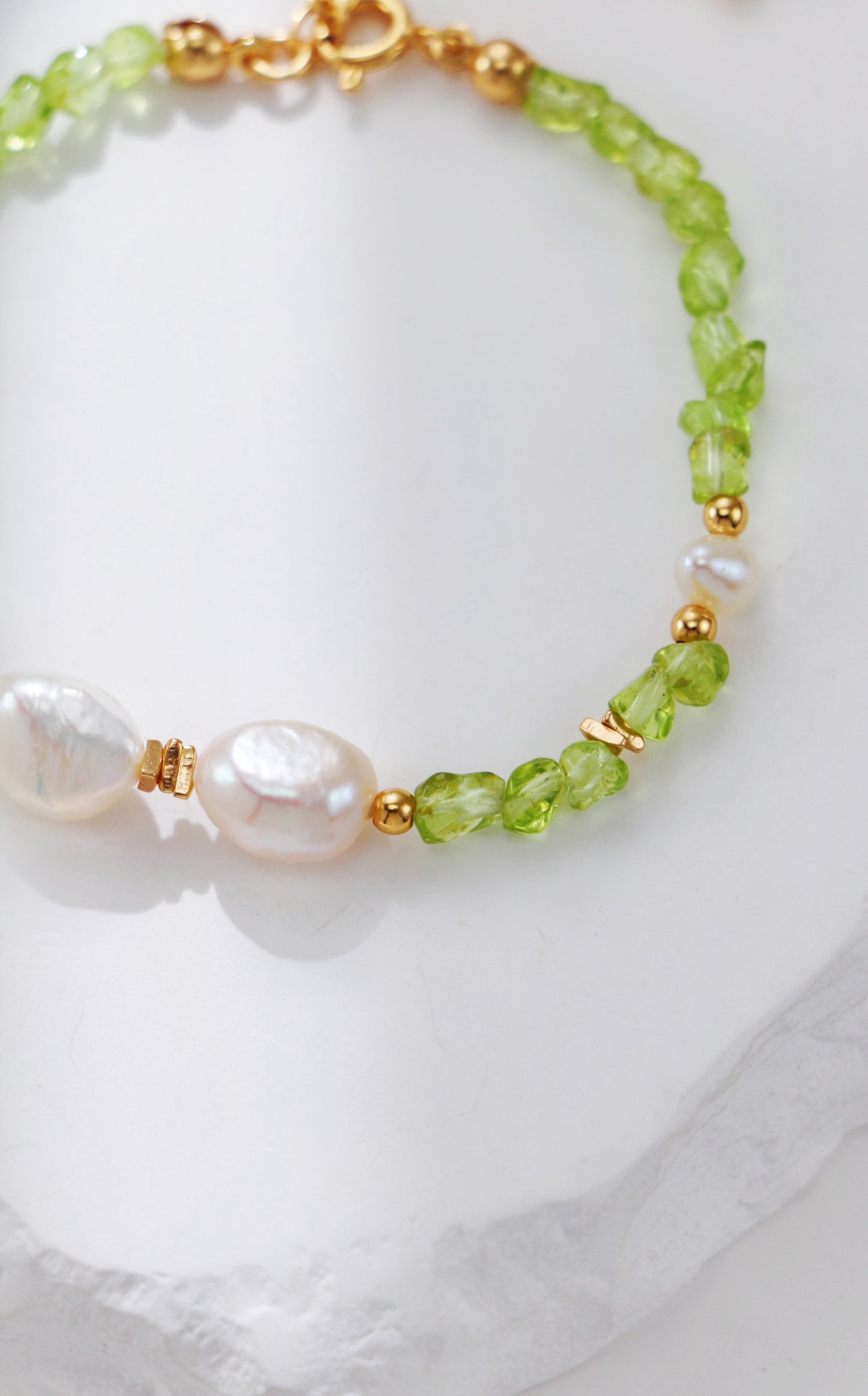 Summer Green Olives Stone S925 Bracelets (SPECIAL)