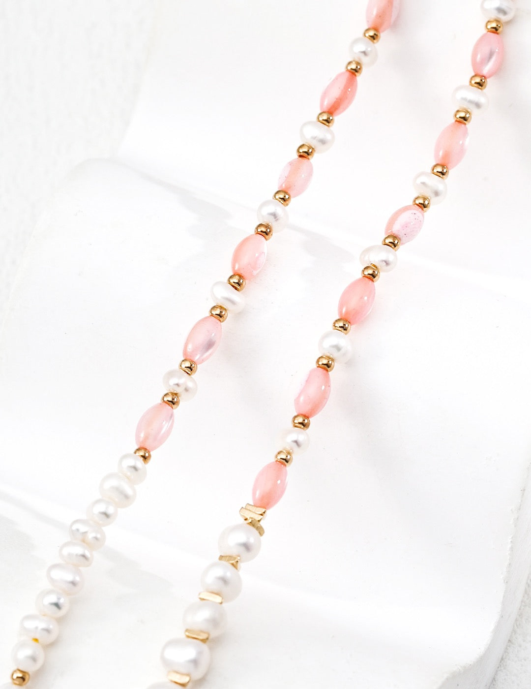 S925 Summer Pink Nature Necklaces