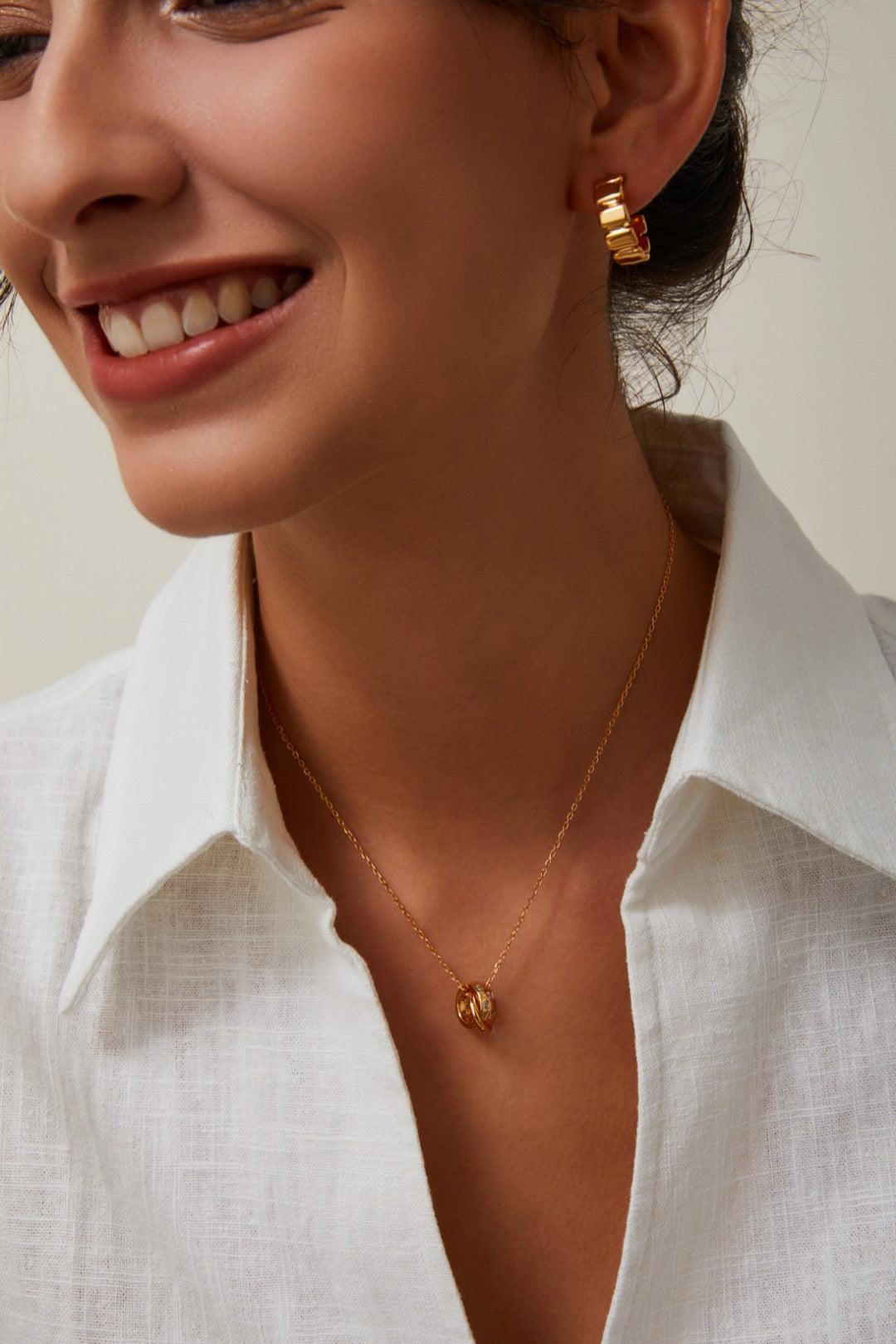 Modern elegant necklace S925