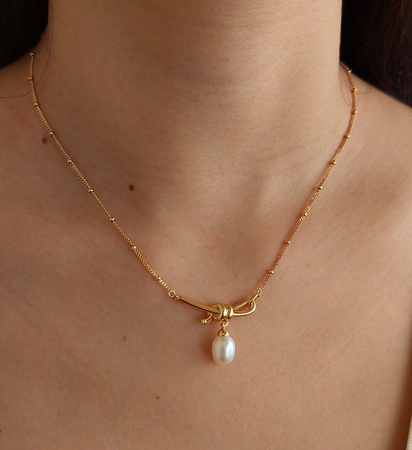 Colliers de perles généreux S925