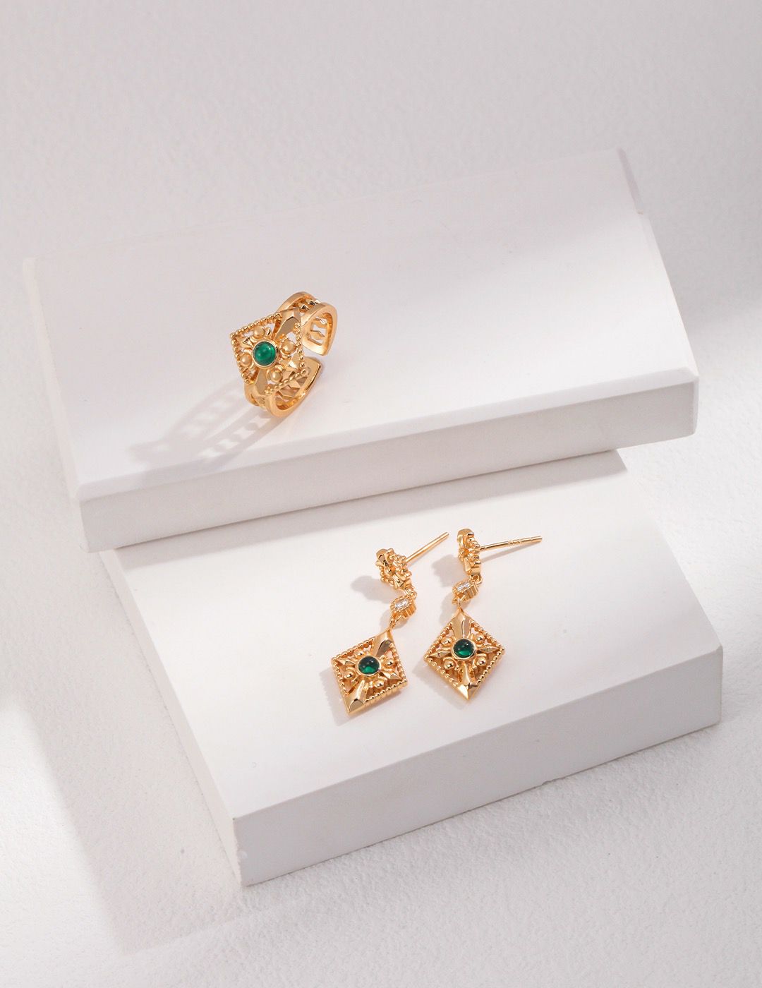 Boucles d'oreilles classiques Hope & Amour S925