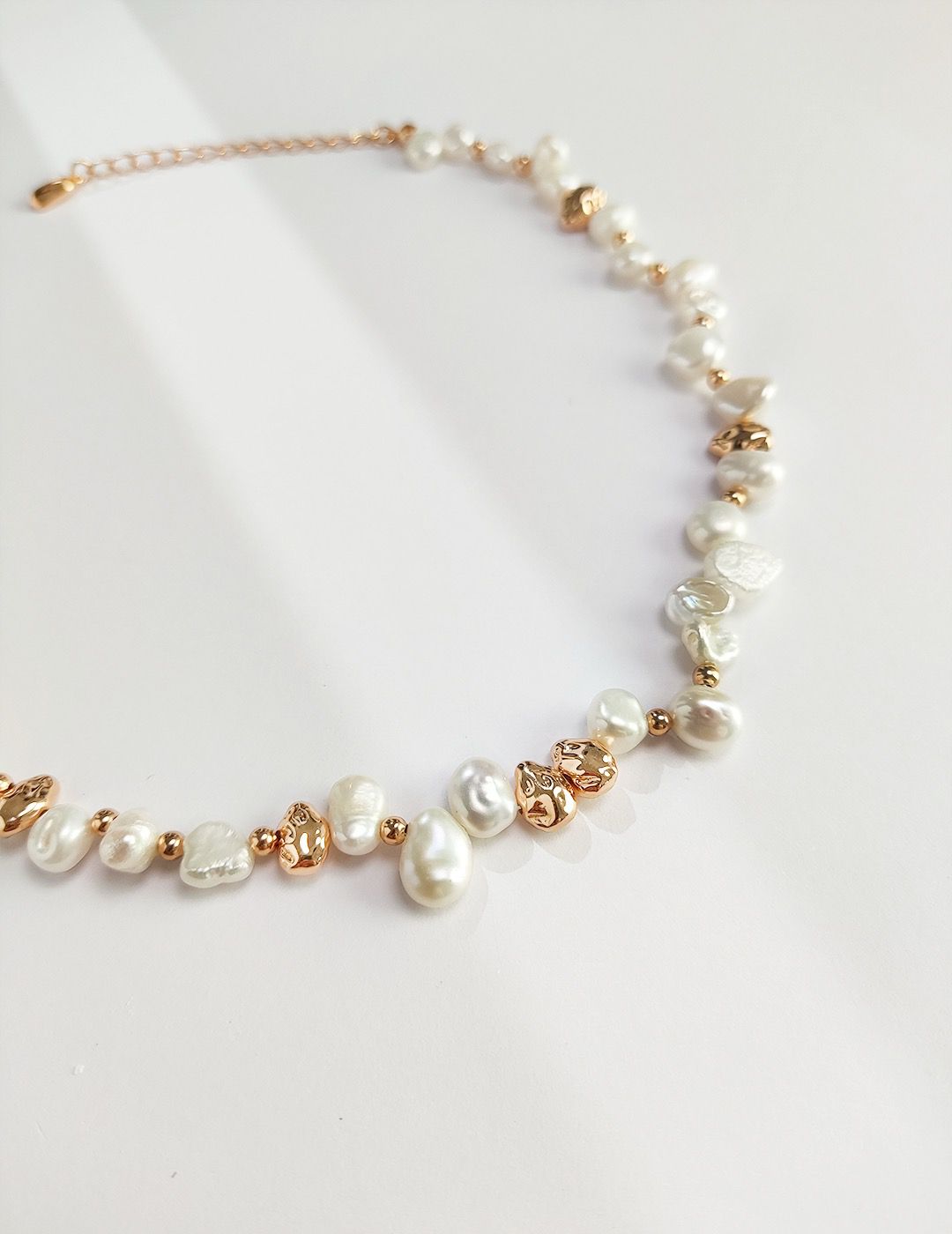 Collier de perles pures Hope & Amour nature S925