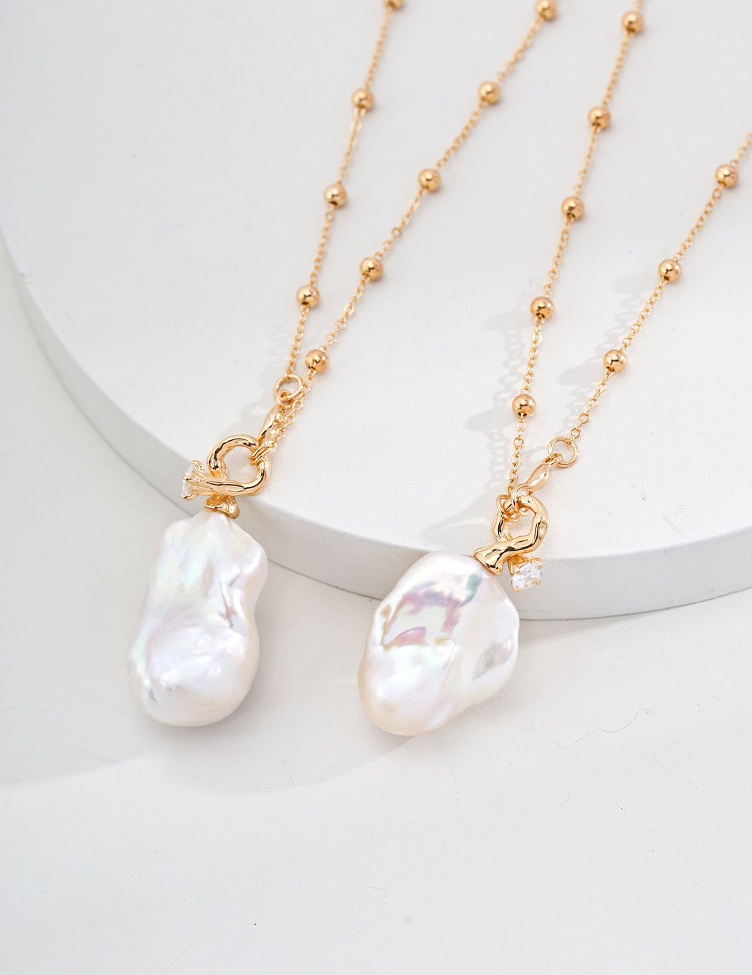 Collier de perles naturelles S925, Hope And Believe
