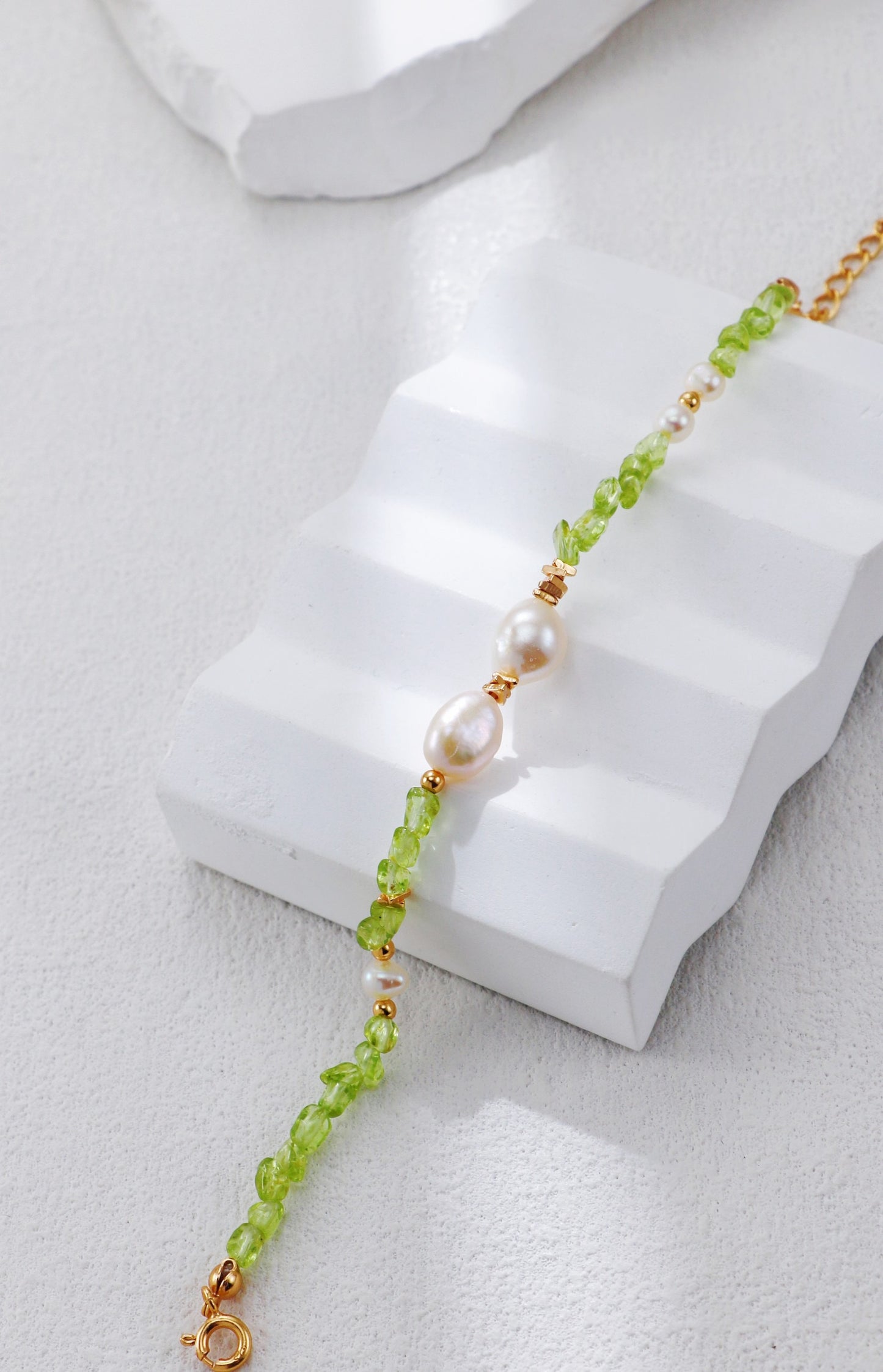 Summer Green Olives Stone S925 Bracelets (SPECIAL)