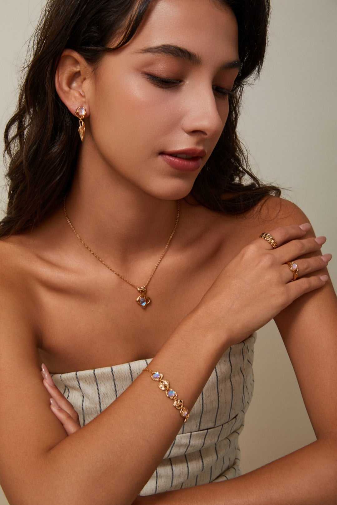 Collier en pierre de lune🌙