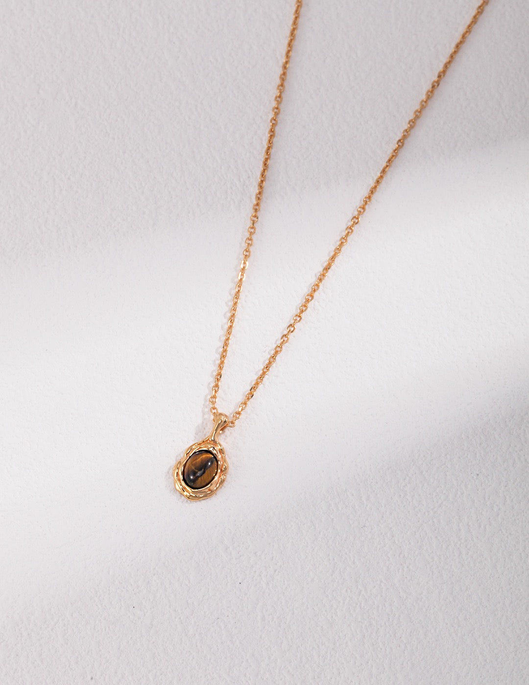 Tiger Eyes Stone Necklace