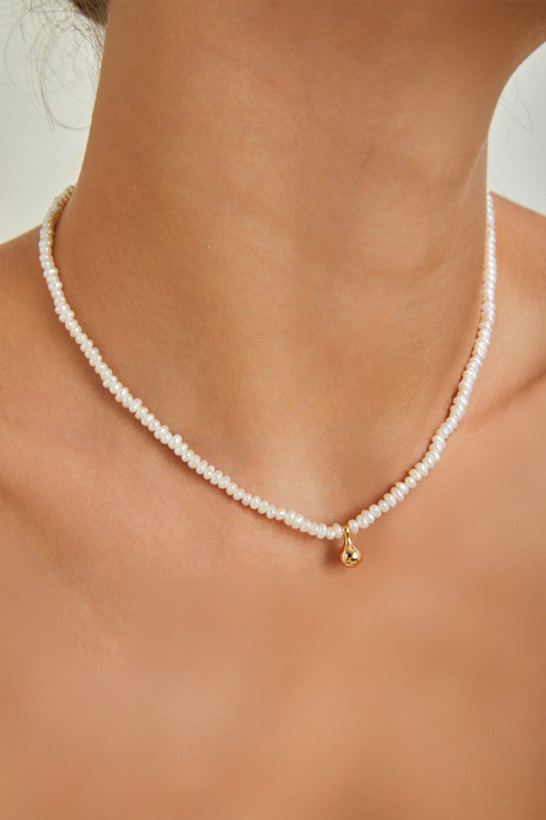 Elegant Nature Pearl Necklace S925