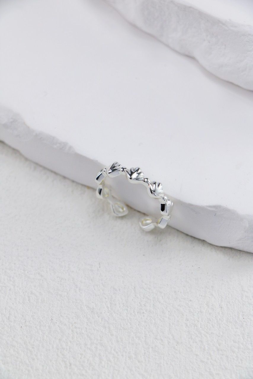 Elegant Shell Rings S925