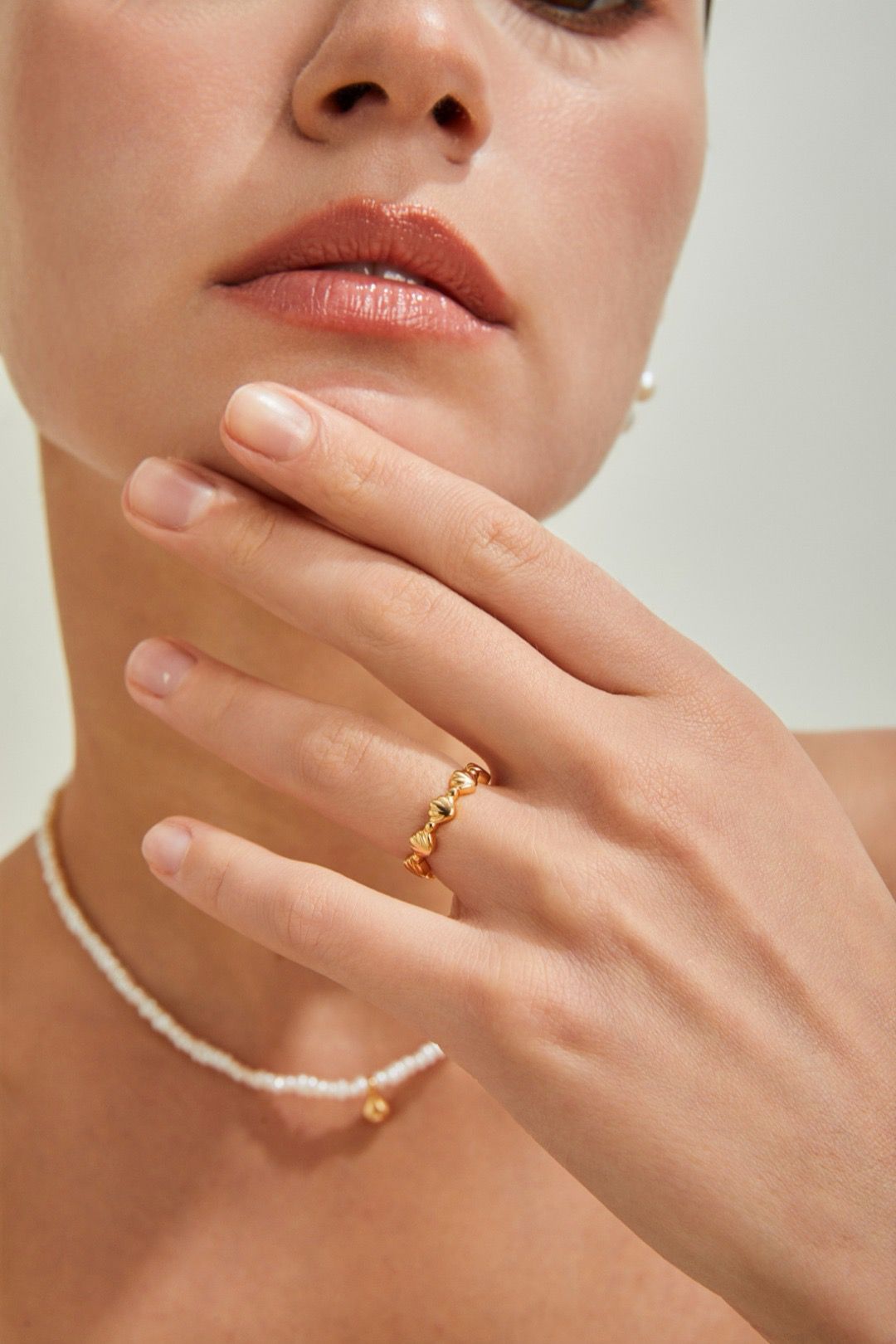 Elegant Shell Rings S925