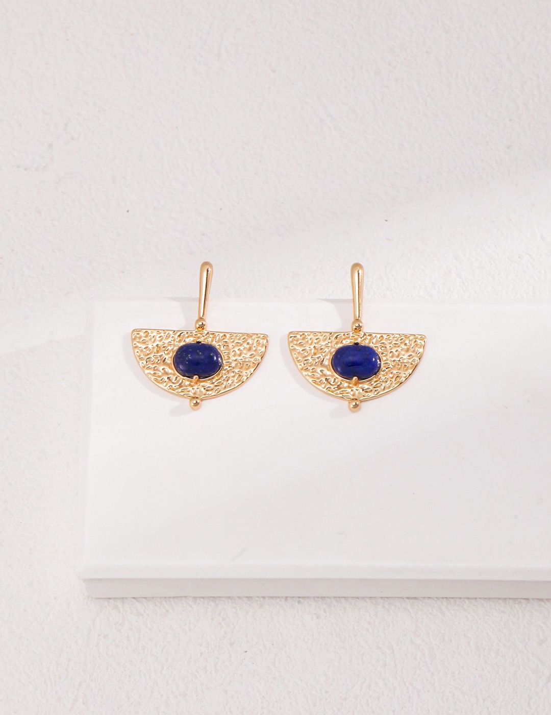 Lapis lazuli classic earrings S925