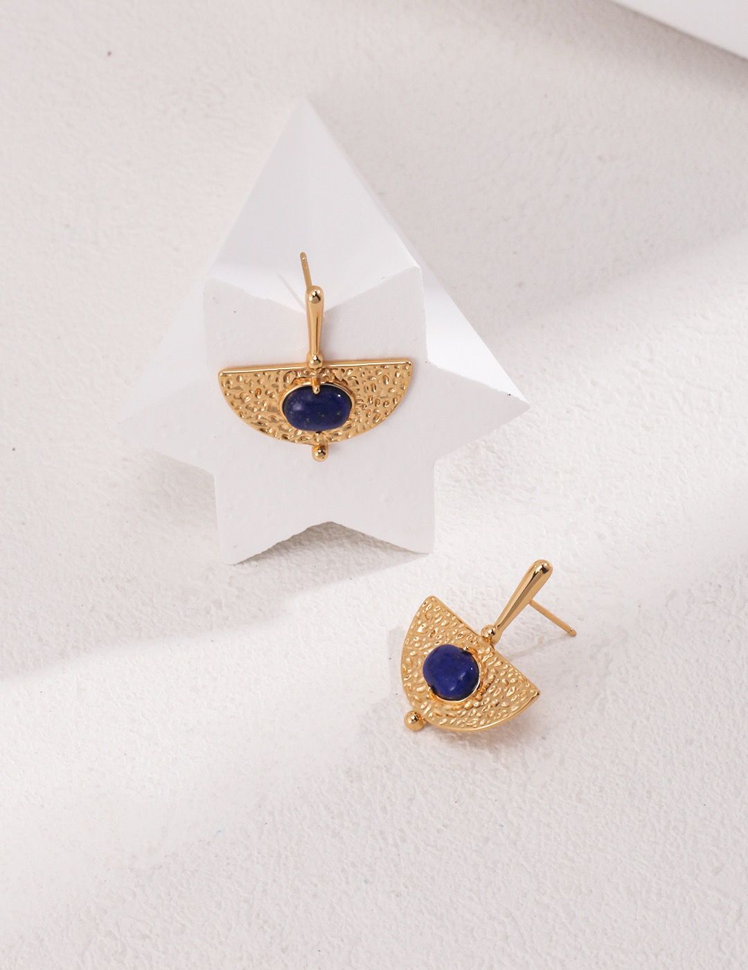 Lapis lazuli classic earrings S925