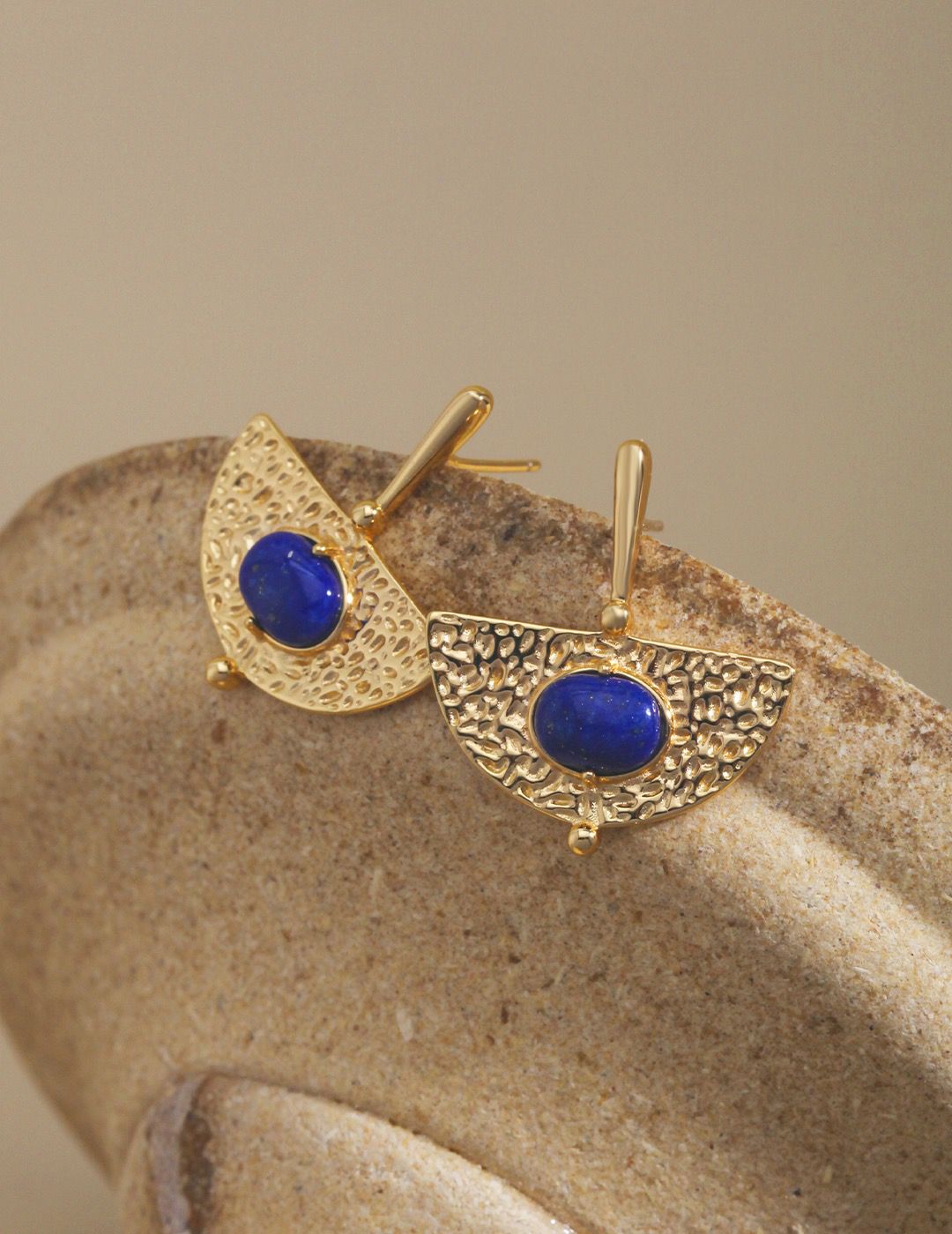 Lapis lazuli classic earrings S925