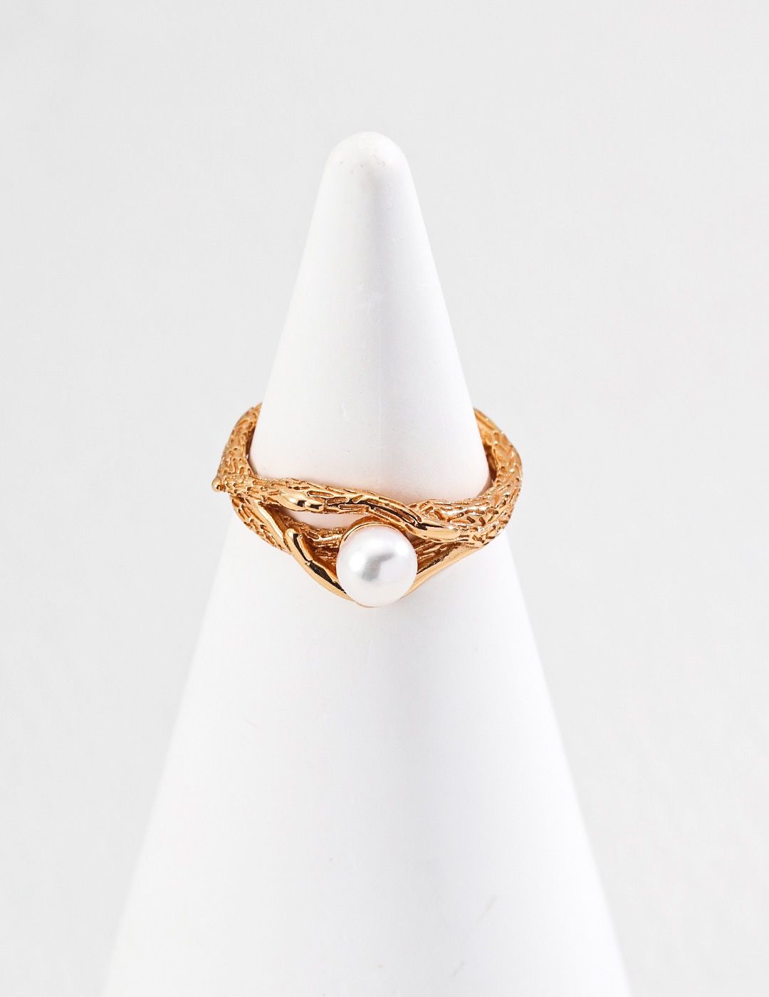 Modern Pearl Ring S925